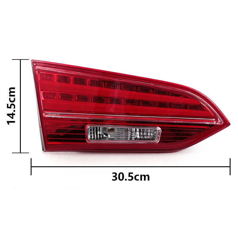 Left Inner LED Tail Lights for Hyundai Santa Fe 2013-2016 Brake Lamp Turn Signal