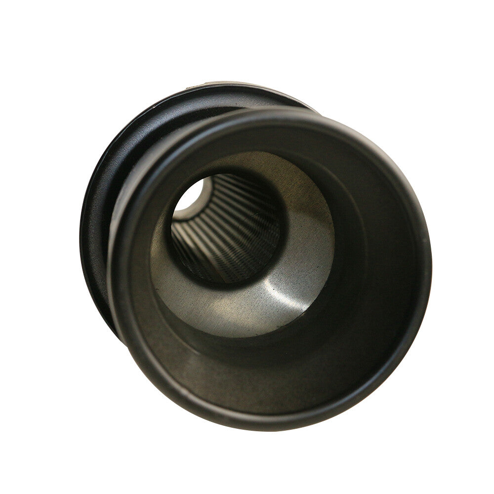2 ID 4 OD High Flow Spray Black 5 Body Rear Racing Exhaust Muffler Tip Roll