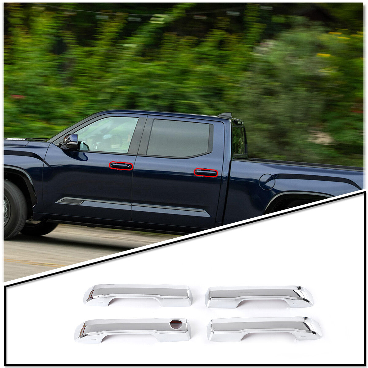 2-Piece ABS Carbon Fiber Steering Wheel Button Frame Trim for Corvette C6 2005-2013