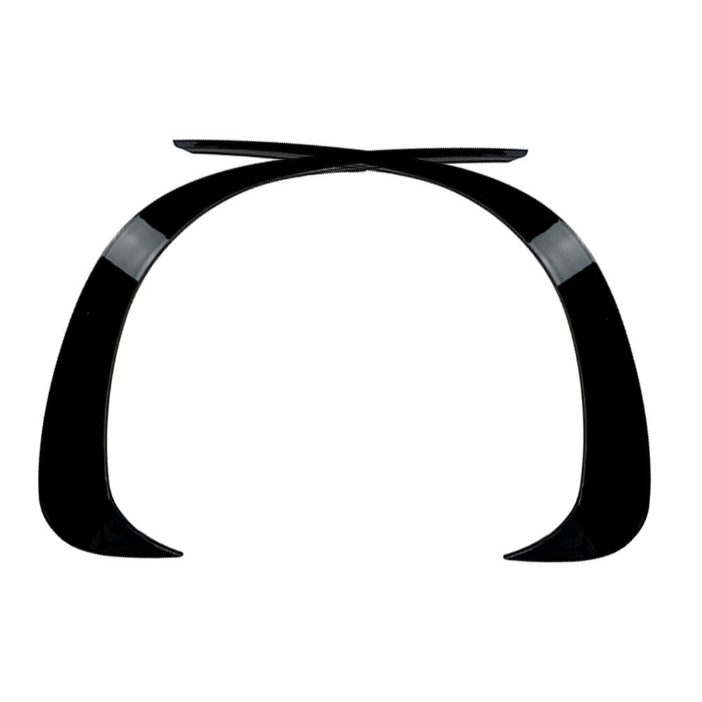 Gloss Black Front Fog Light Splitter Spoiler for Mercedes Benz C-Class W206 Q