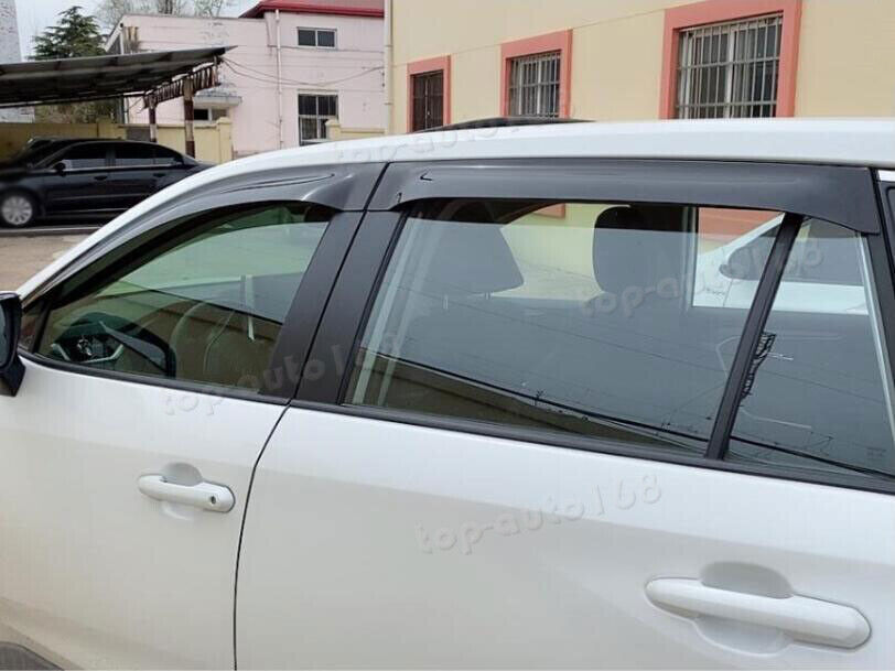 for Toyota RAV4 2019-24 Smoke Window Visor Vent Sun Shade Rain Guard Door Visor