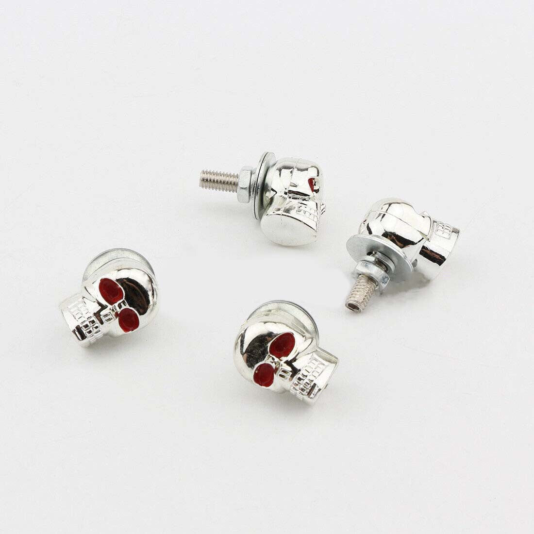 Chrome license plate screw for Yamaha V-Star 650 950 1100 1300 Classic Q