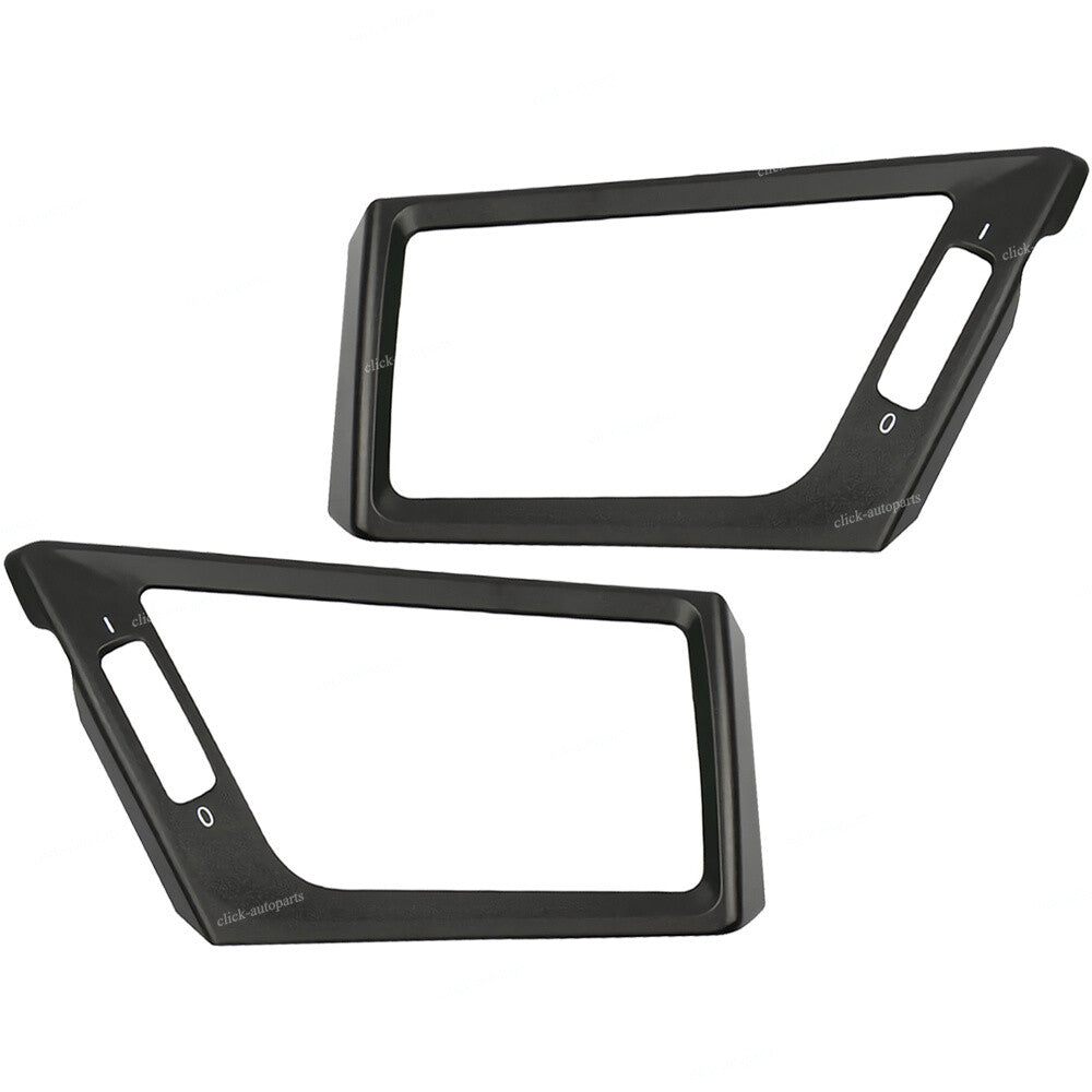 RHLH Control Air Conditioning Vent Outlet Trim for BMW E84 10-15 Glossy Black Q