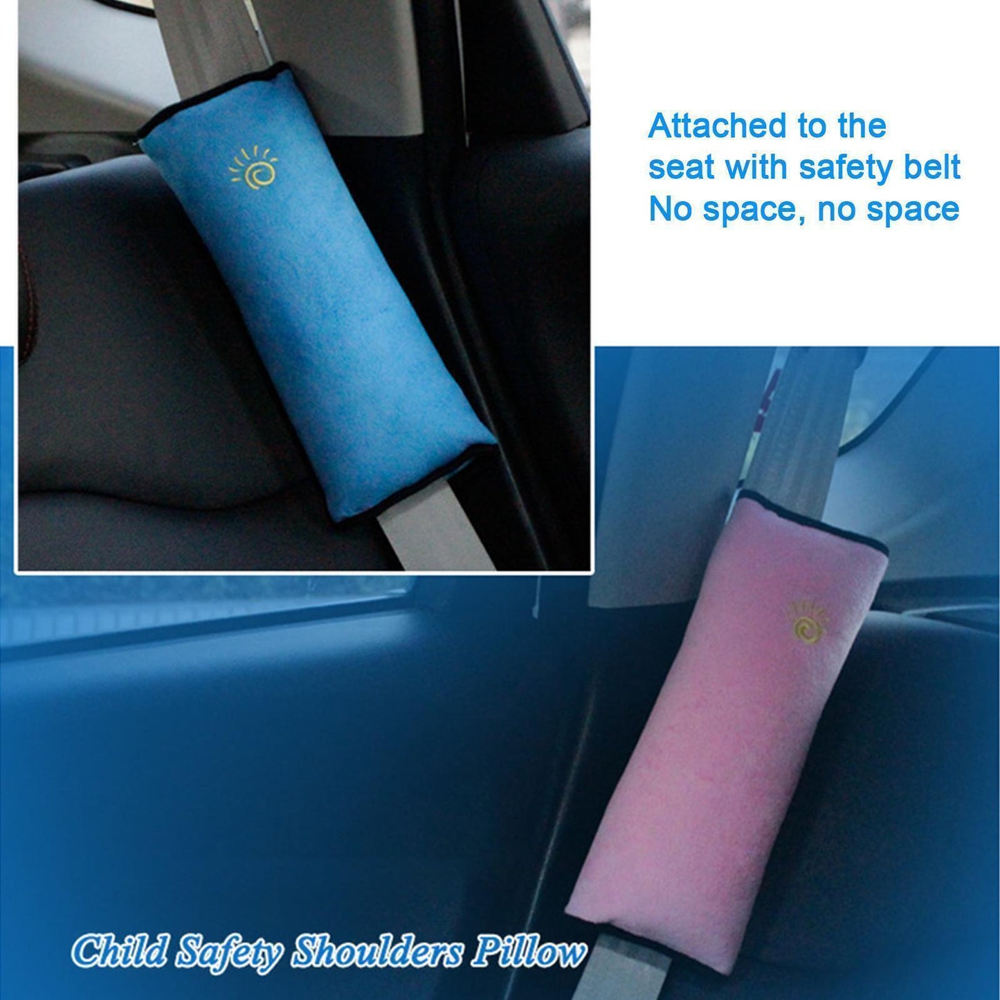 Plush Car for Seat Belt Cover Breathable Kid Seatbelt Pillow for Seat Strap Shoulder Pad Q