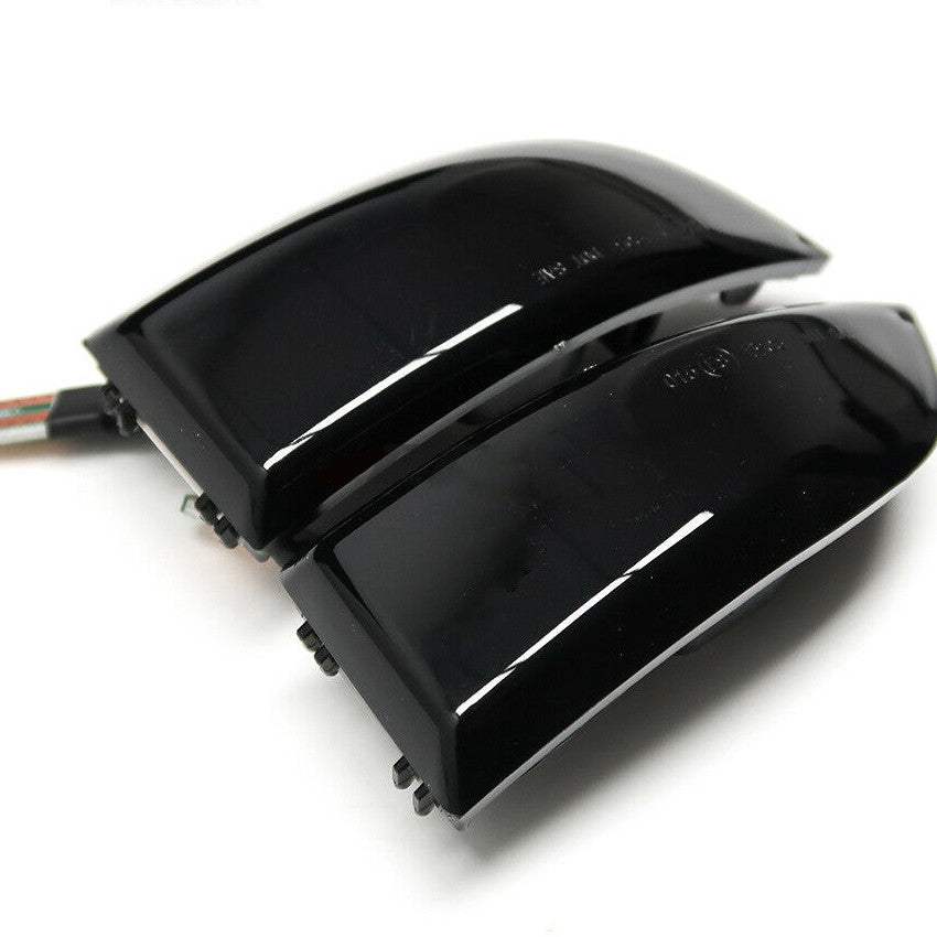 2pcs Dynamic Amber Side Wing Mirror Light Turn Signal Fit for Megane MK3 v
