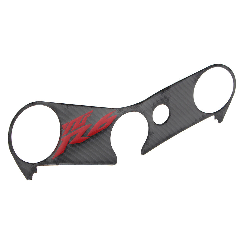 Handle Yoke Cover Gel Protector Sticker for Yamaha YZF R6 2006-2017 Carbon Look