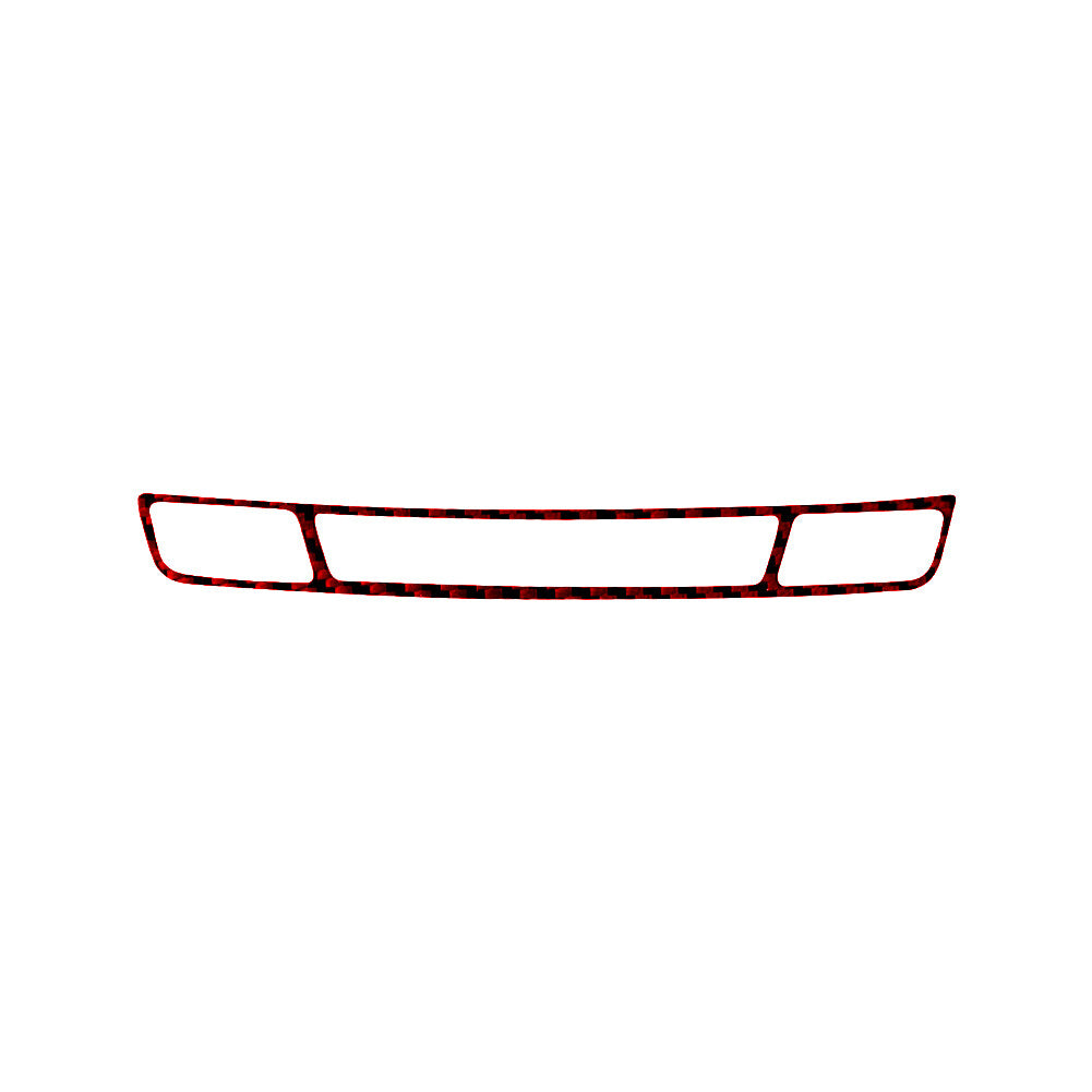 Red Carbon Fiber A/C Climate Below Frame Trim for Honda Ridgeline 2017-2020