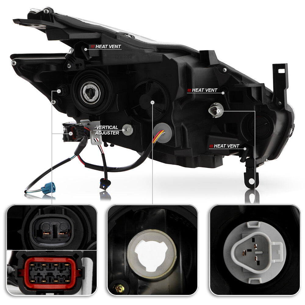 Left Driver LED DRL Halogen Projector Headlight For 2015-2016 Murano n