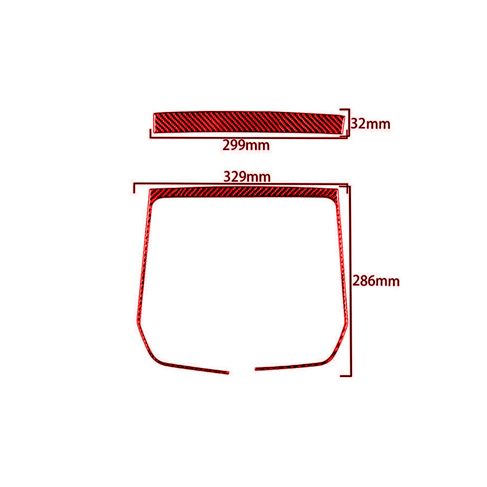 Carbon Fiber Passenger Storage Handle Cover Trim for Honda CRV CR-V 2015-2016 v