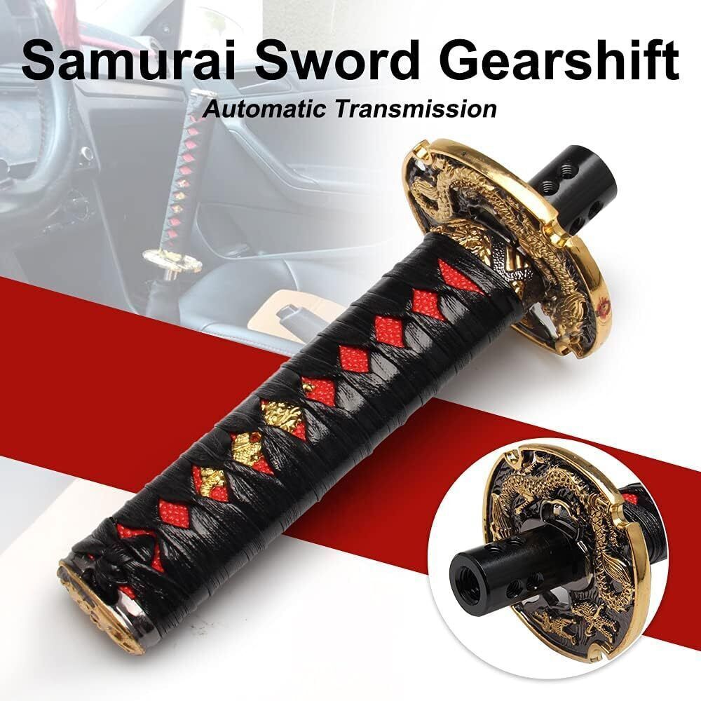Gear Shift Knob Shifter 15cm Samurai Sword Automatic Katana Metal Universal New Q