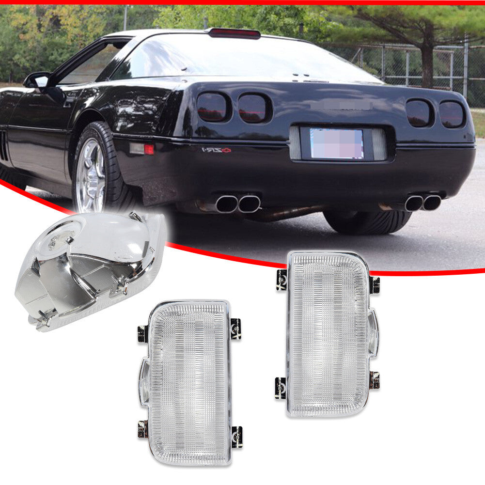 Clear Reverse Backup Light Lens for 1991 - 1996 for Corvette C4 16509677 C41356-2- v