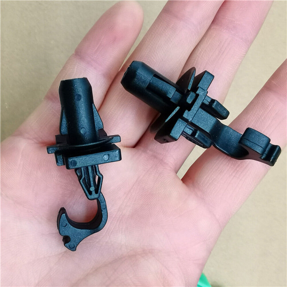3 Round Hole Car Windshield Interior A-Pillar Panel Trim Clips for Toyota