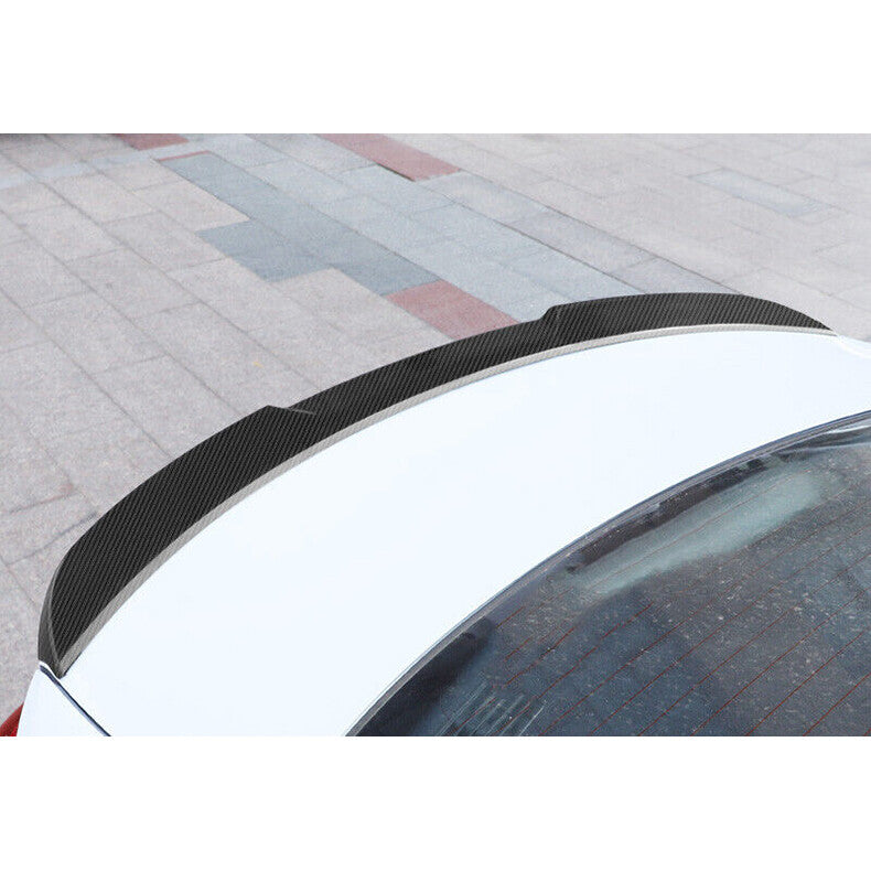 for Hyundai for Elantra 2017-2020 Carbon Fiber ABS Rear Trunk Spoiler Wing Flap Bar