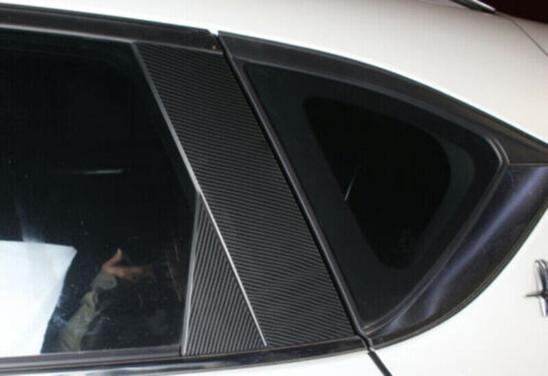 Carbon Fiber Pillar Post for Mazda CX5 CX-5 2017-2023 Set Door Trim Cover Window