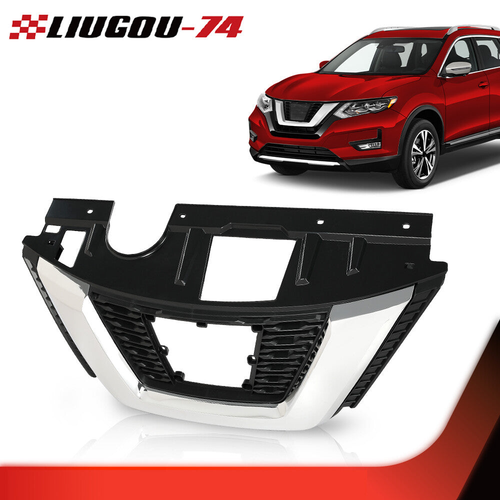 The grille grill of the front upper bumper is suitable for the Rogue high configuration produced in 2017-19- v