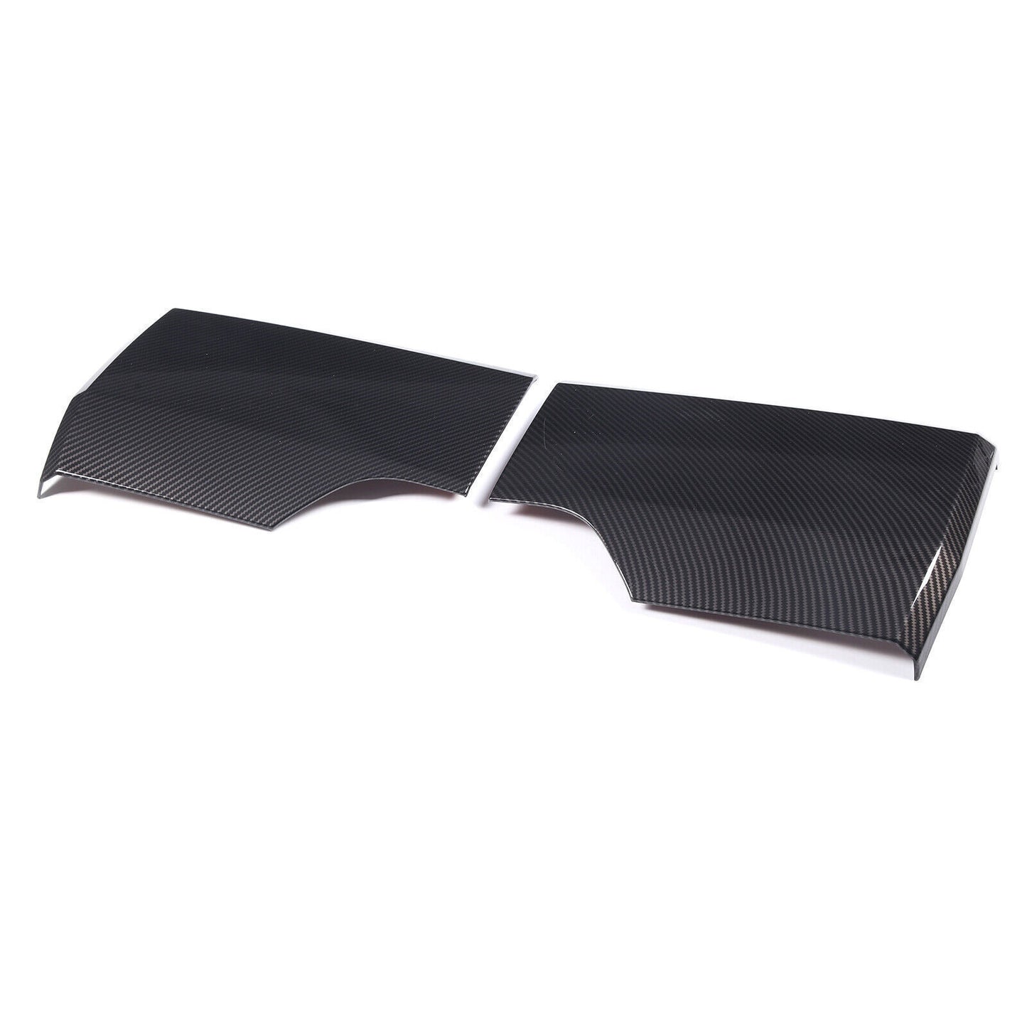 for Toyota Tundra 22-24 ABS Carbon Fiber Rear Bumper Side Trim Panel Cover 2PCS