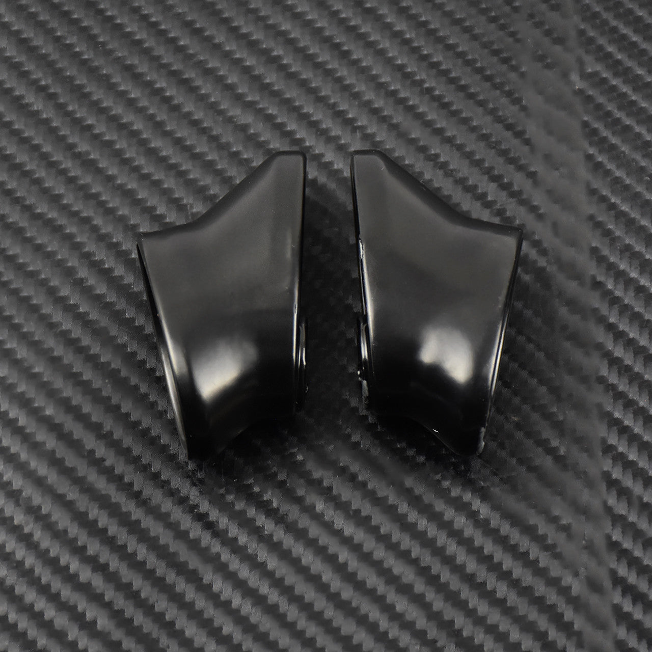 Front Short Turn Signal Brackets Kit Fit for Harley Street Glide FLHX Dyna Black