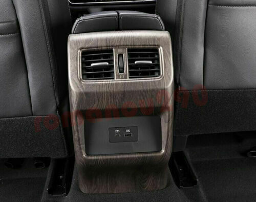 for Nissan Rogue 2021-2023 Wood Grain Color Rear Air Outlet Panel Cover Trim