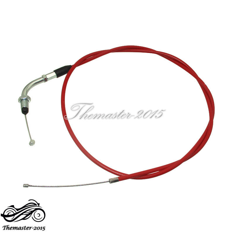 511300mm Racing Carb Gas Red Throttle Cable 49 50cc 60cc 66cc 80 cc Motorized Q