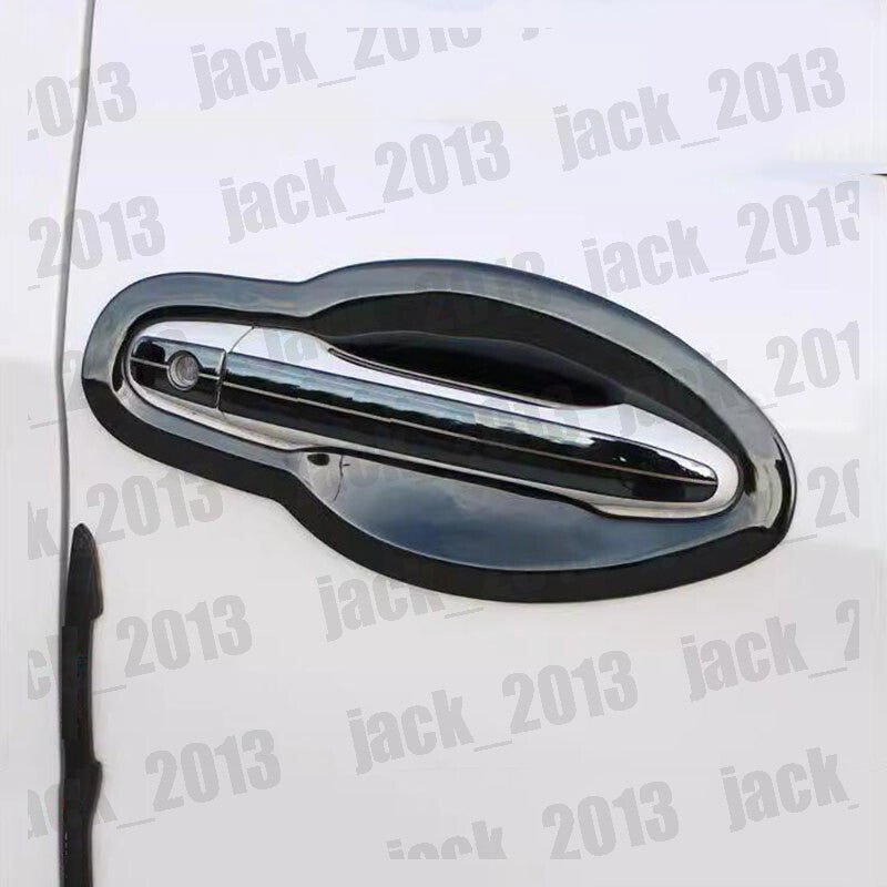 for Honda CRV CR-V 2012-2016 Black Side Door Handle Bowl Cup Cover Trim 8pcs