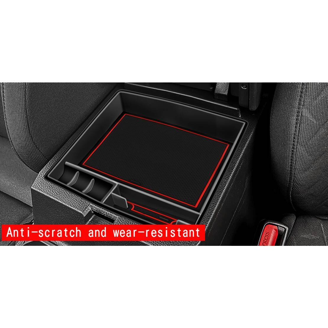 Center Console Storage Box Armrest Organizer Insert Tray Fit For Tacoma v