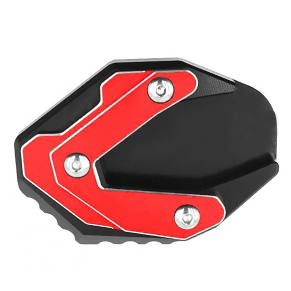Side Stand Enlarge Kickstand Pad Red for Suzuki GIXXER 250 SF GIXXER 150 125 Q
