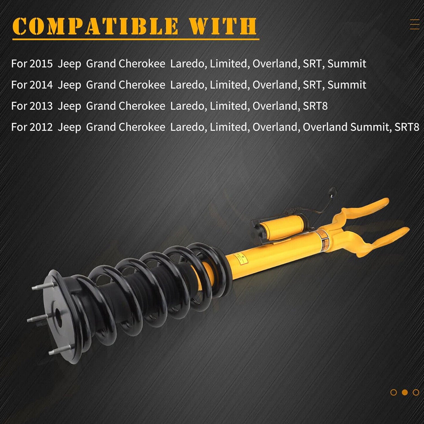 A complete set of front and rear shock absorber struts with springs and auxiliary magnetic technology, suitable for Ferrari F430 2005-2009