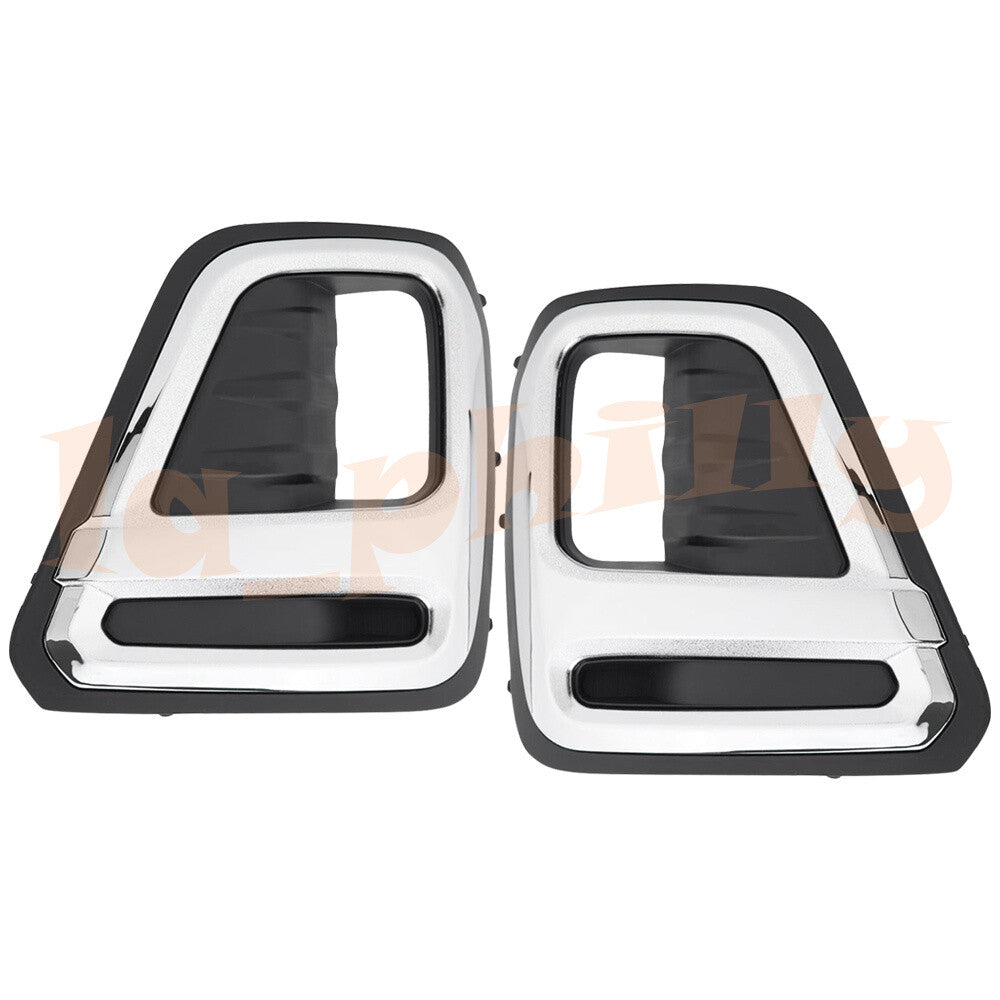 for Subaru for Forester 2019-2021 Front RHLH Bumper Fog Light Trim Cover Cap Bezel