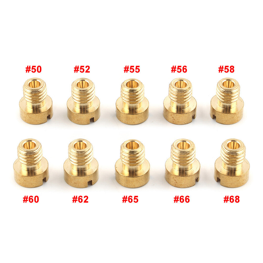 50-68 M5 Main jet For Dellorto Carburetor SHA SHB UA UB PHBG VHB-CS VHBT-CS Q