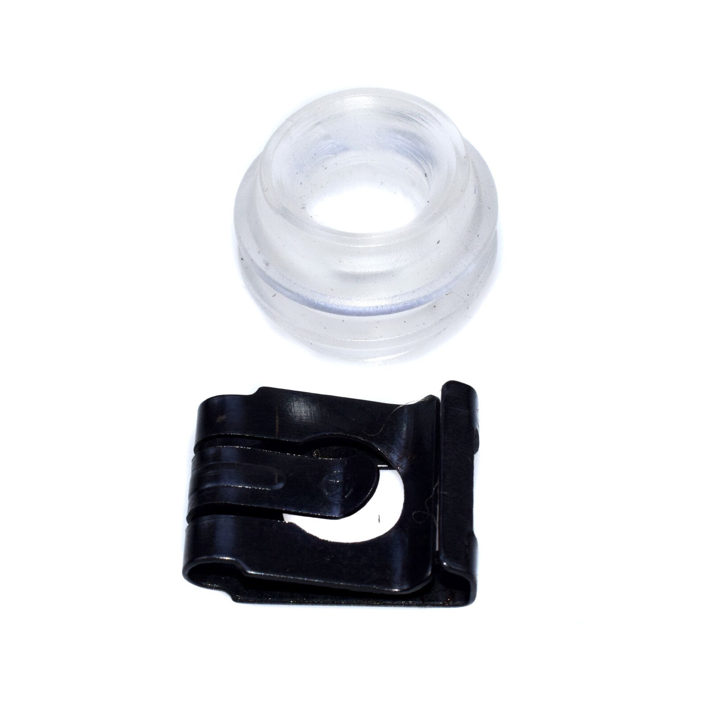 Shift linkage bushing with clips for Mercedes W111 and W123 automatic transmissions. n