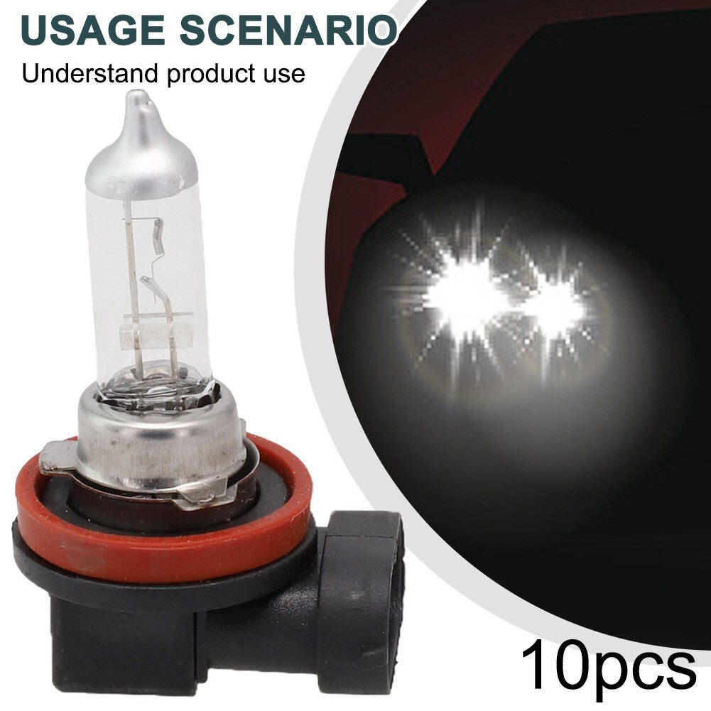 10pcs H11 12V 55W/Super Bright White Fog Halogen Bulb Car Head Light Lamp v