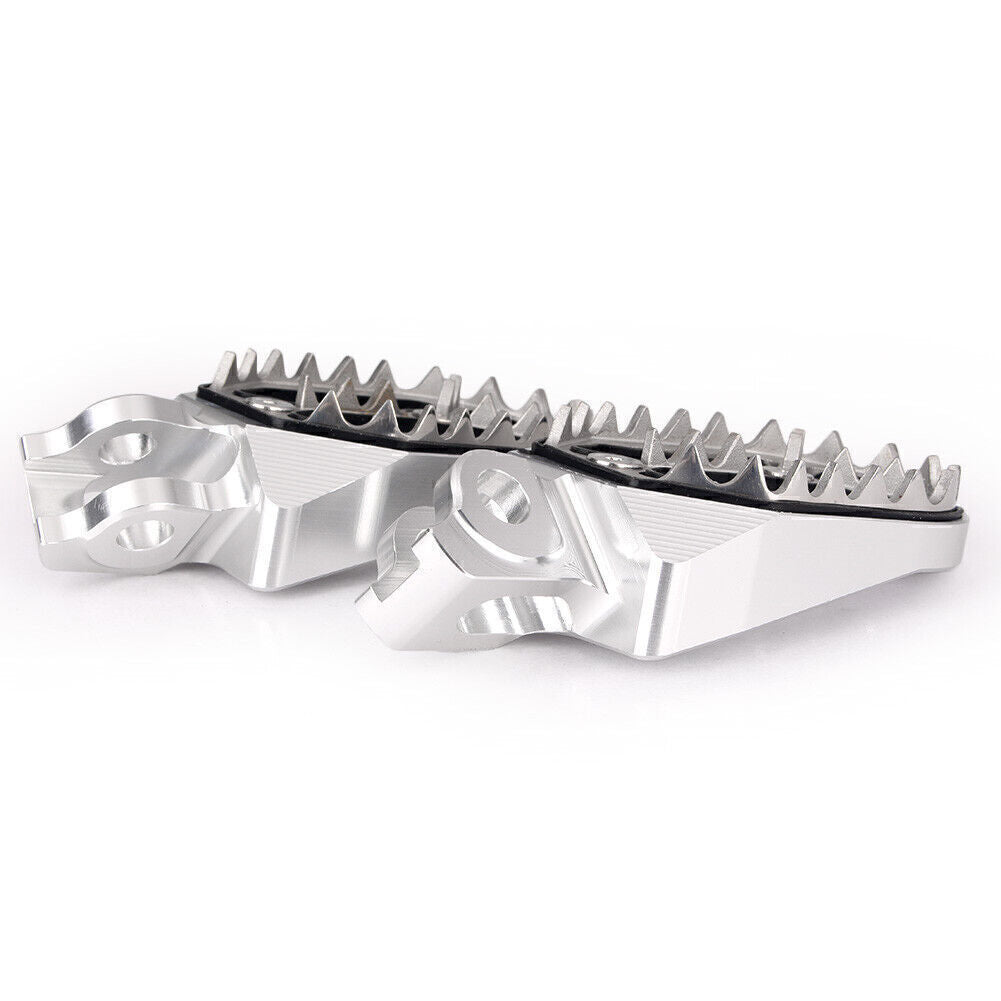 Silver Racing Footpegs for Suzuki RMZ250 RMZ450 2010 2011 2012 2013 2014 2015 Q