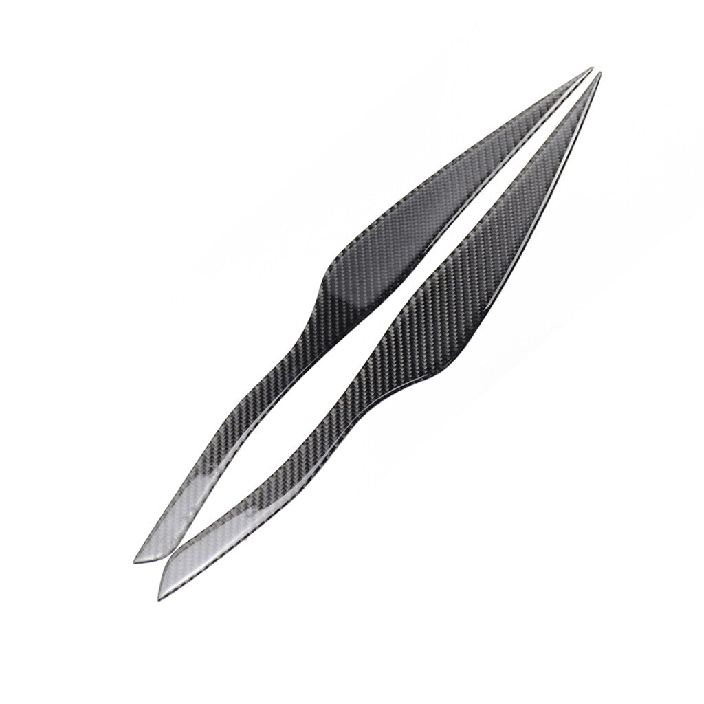 Carbon fiber headlights eyebrow trim for BMW E90 E91 2006-2011