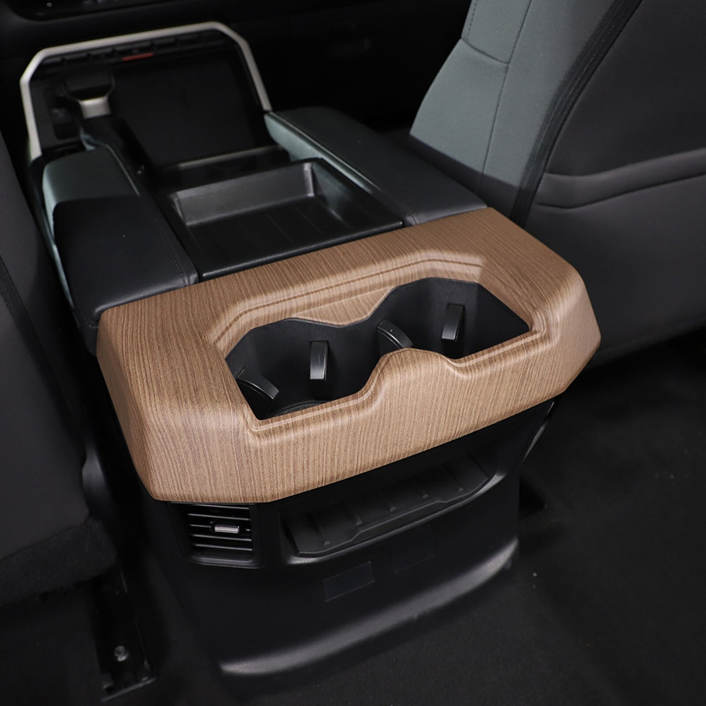 Interior Center Control Armrest Protective Cover Trim for Corvette C7 2014-19- v
