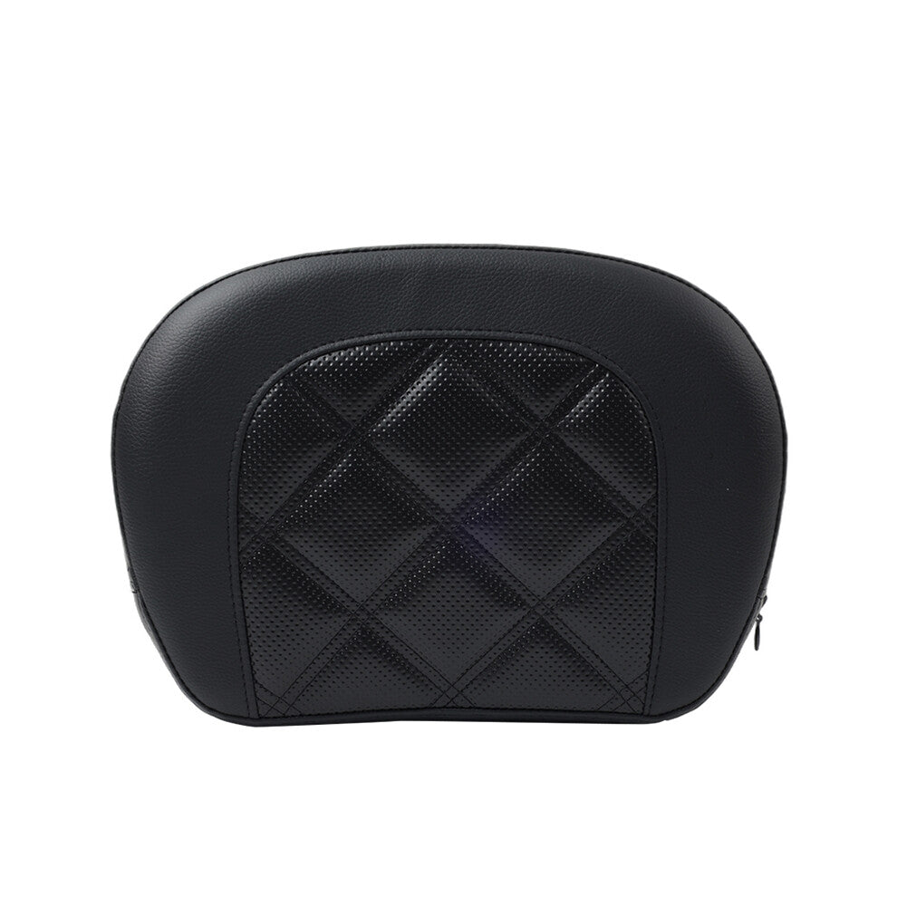 Black Stitching Passenger Sissy Bar Backrest Pad Bracket for Harley Street Glide Q