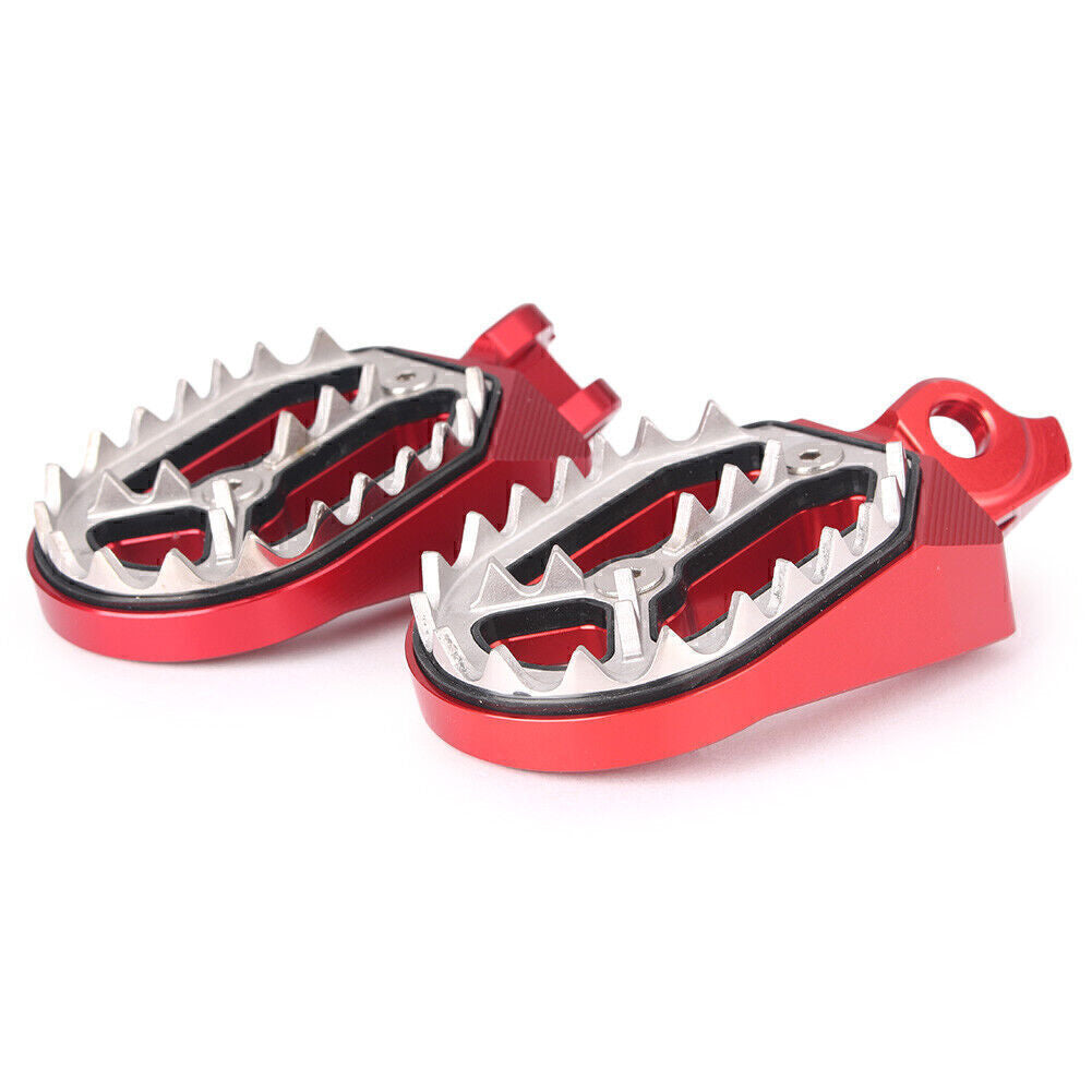 Red Racing Footpegs for Suzuki RMZ250 RMZ450 2010 2011 2012 2013 2014 2015 Q