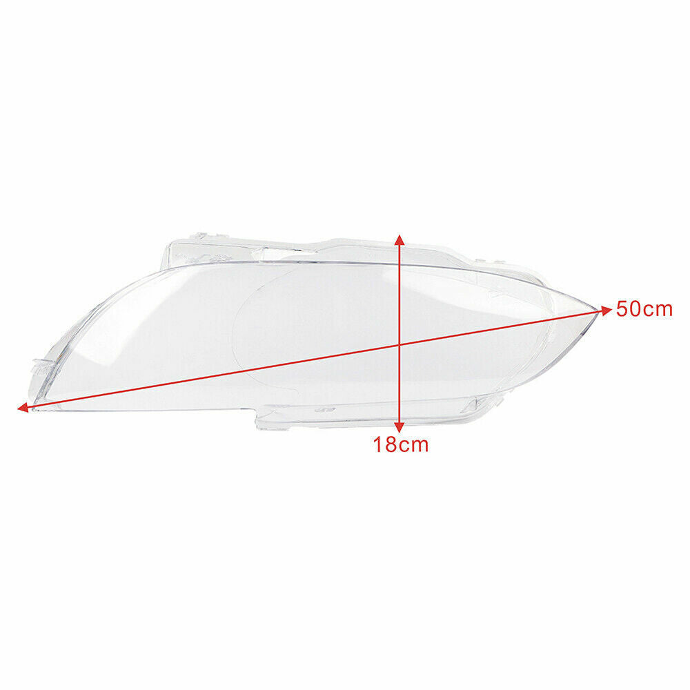 Right front headlight lens cover for BMW 3 Series E92 E93 (06-10)