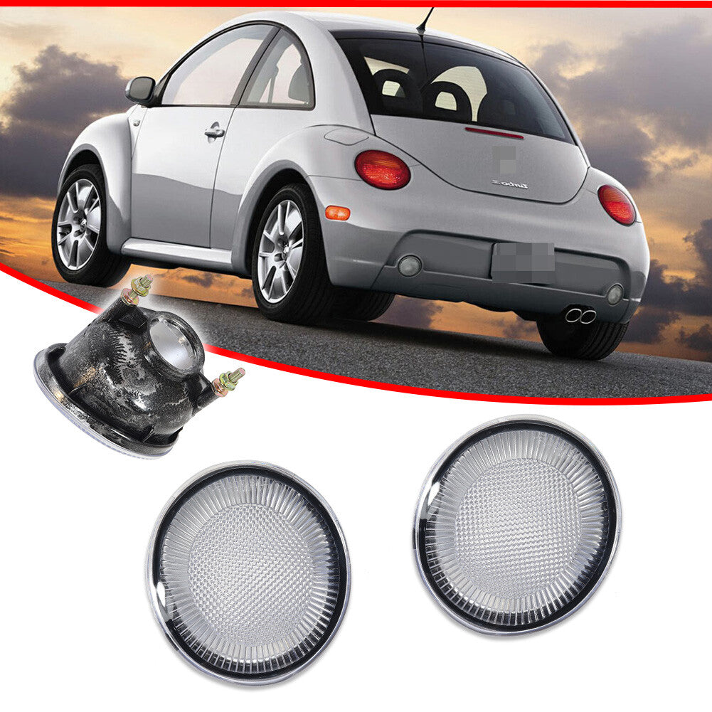 2-piece transparent lens rear bumper backup reverse light suitable for Beetle from 1998 to 2005- v