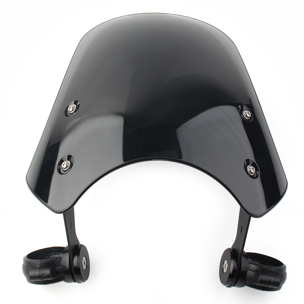 ABS Motorcycle Windscreen Windshield FIT for Harley Dyna Softail Black Q
