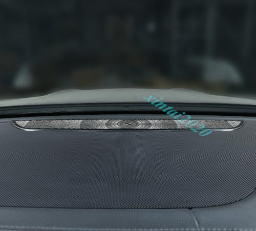 Black titanium alloy dashboard air vent socket cover trim for Mercedes-Benz GLS X167 2020 2021