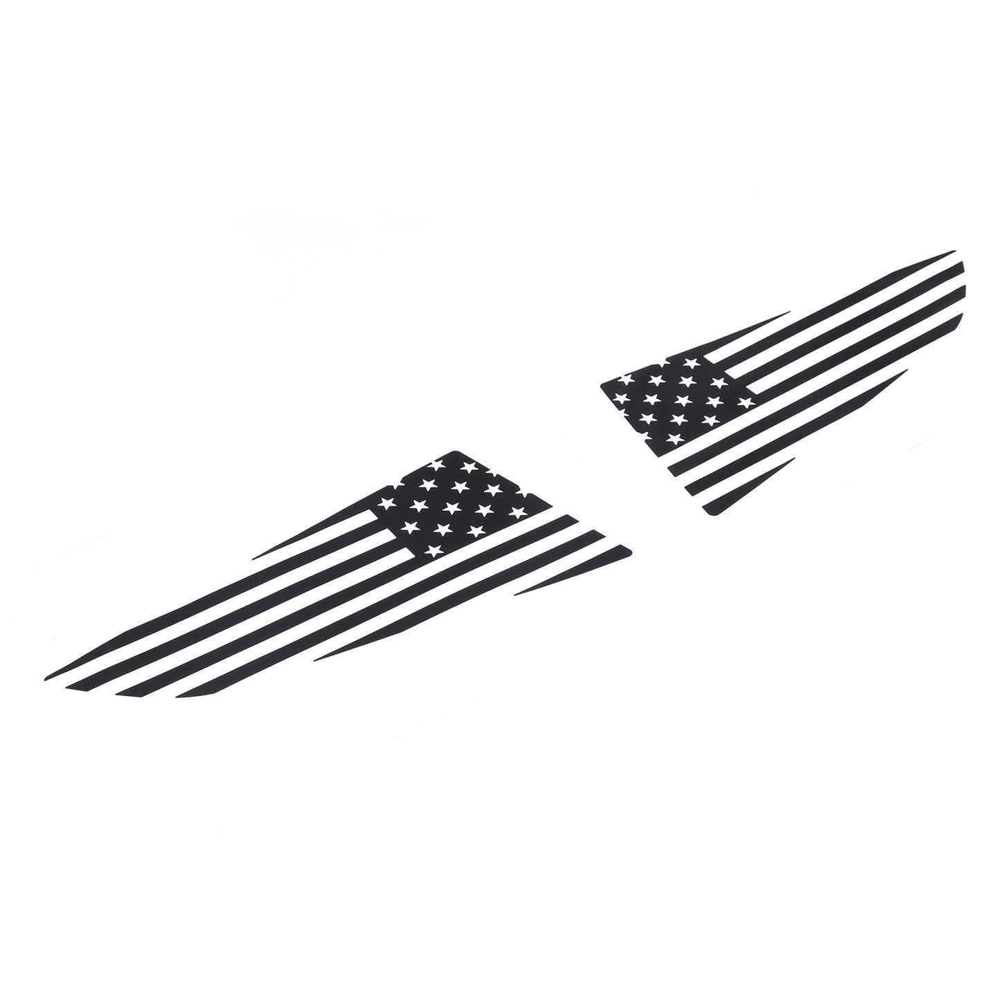 Car License Plate Frame Cover Cover Cap Rear Boot Black American Flag for 1x- v