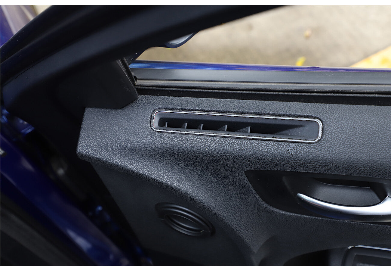Soft Carbon Fiber Door A/c Air Outlet Vent Panel Cover for Dodge Charger 2015-22