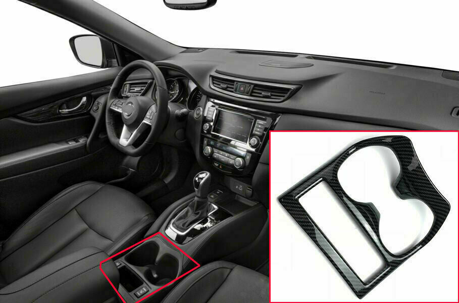 For Sentra 2020-2022 ABS Wood Grain Gear Shift Shifter Knob Cover Trim v