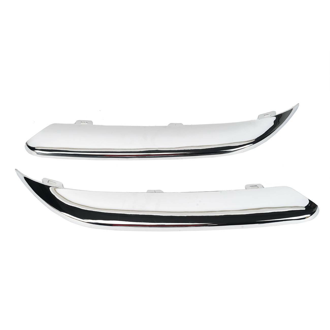 2-Pack Anti-Impact Trim Set for 2005-2010 for for CHRysler 300 57L for CHRome Front Impact Strips - v
