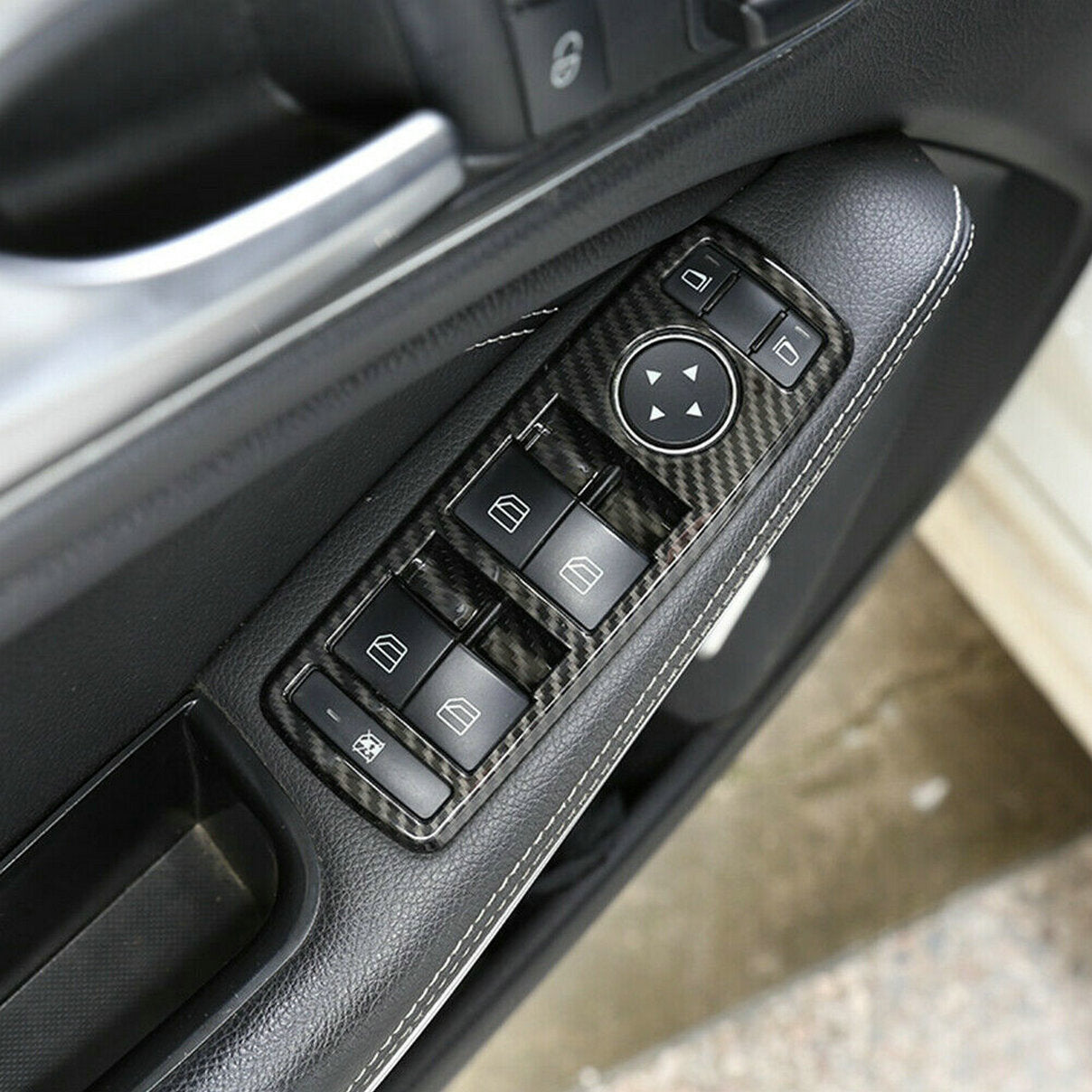 ABS Window Lift Switch Button Cover for Benz A B C E GL ML GLK CLA GLA GLS Class