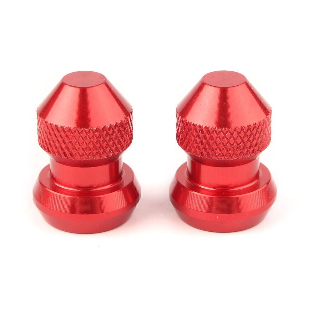 Car Wheel Tyre Tire Valve Stems Air Dust Cover Screw Cap Accessories Red