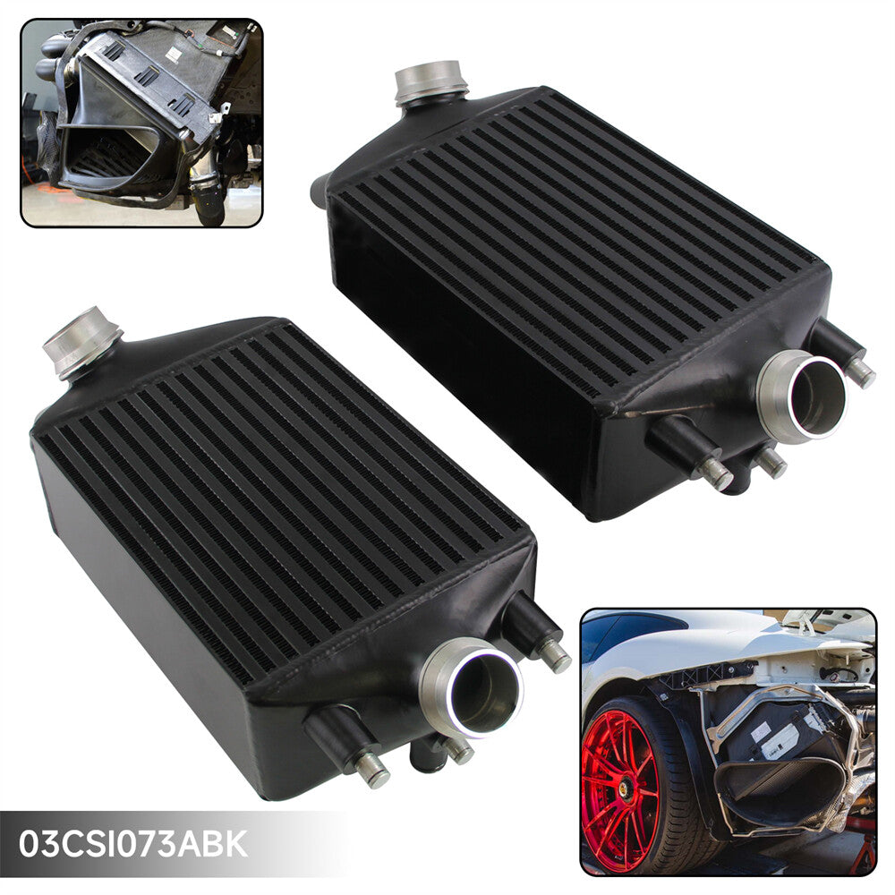 Twin Intercooler Set for Porsche 911 Turbo / Turbo S 991.1 991.2 2013-2019 Black