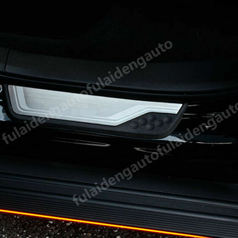 for Honda CR-V 2017-2022 Door Sill Scuff Plate Guard Mouldings Protector Trim 4X