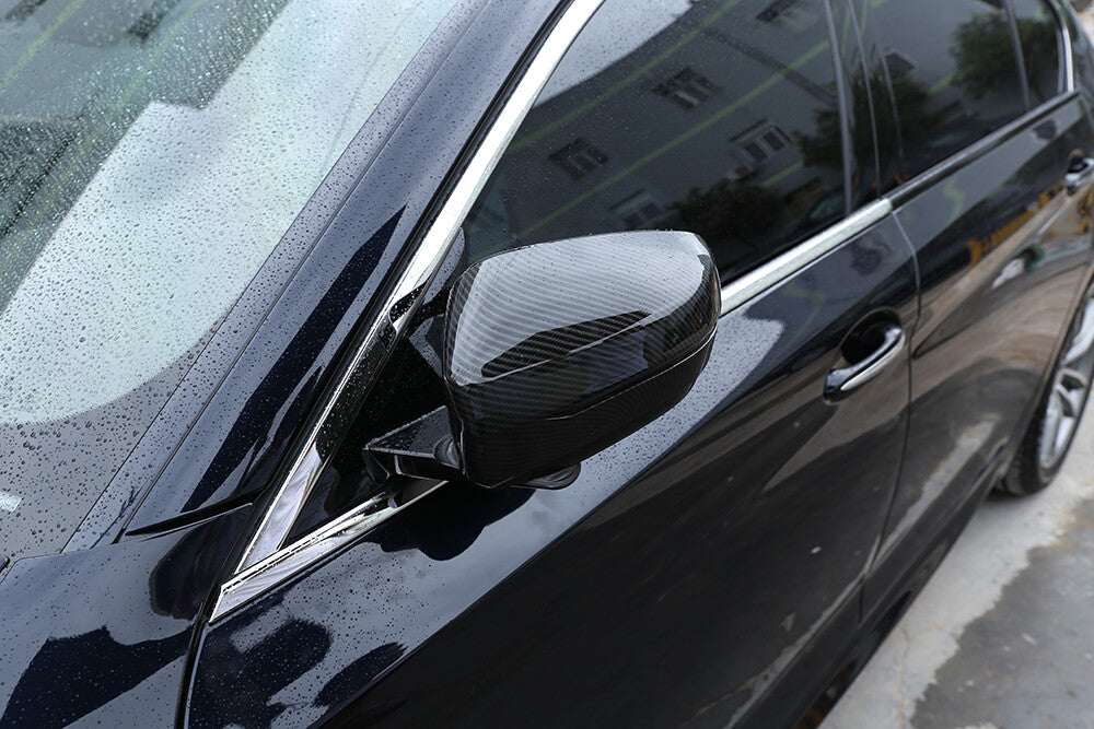Carbon Fiber ABS Side Rearview Mirror Cap Cover for BMW 3 5 7 Series 6GT G20 G30