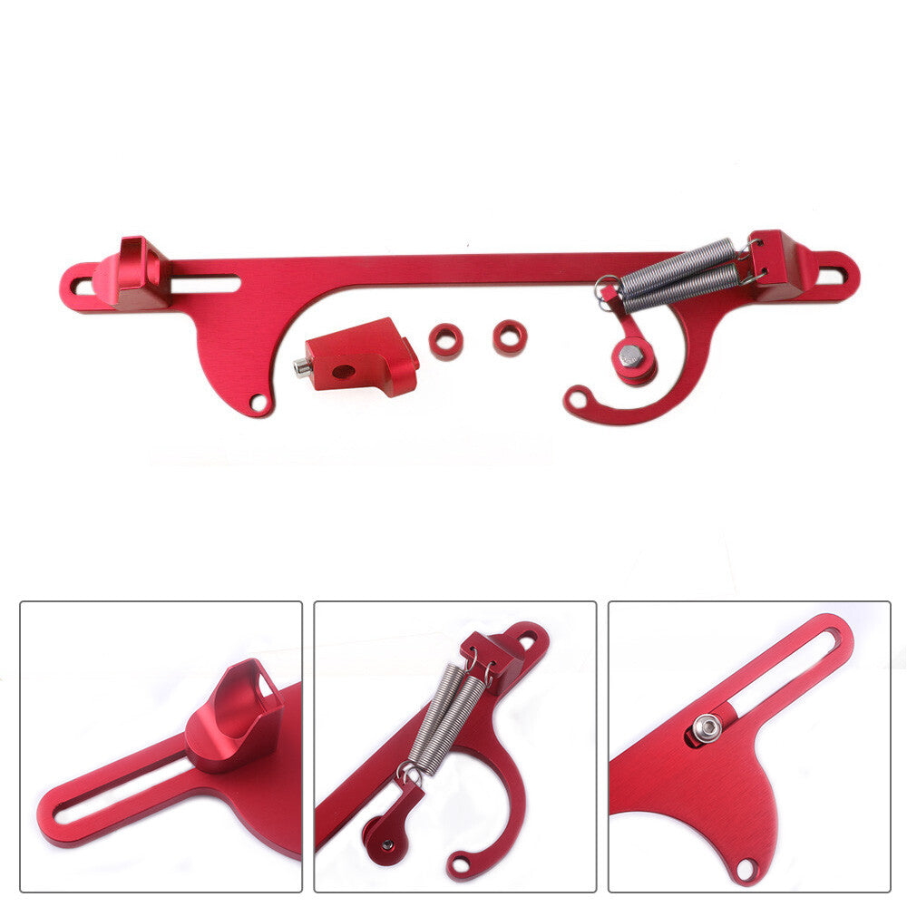 Red Aluminum 4160 Series Throttle Cable Carb Bracket Carburetor 350 for Holley Q